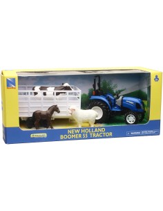 GIOCHI BOY: vendita online TRATTORE 05735 NEW HOLLAND 1:32 C/ANIMALI in offerta