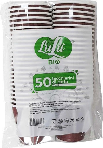 Confezione da 50 bicchieri di carta, bicchieri di carta, bicchieri di  carta, 227 ml, 8 oz, bicchieri di carta, bicchieri di carta usa e getta