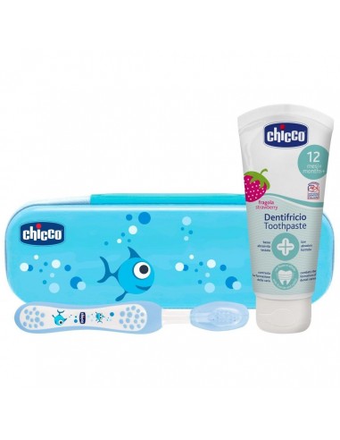 ACCESSORI: vendita online PRIMI DENTINI SET DENTALE AZZURRO CHICCO in offerta