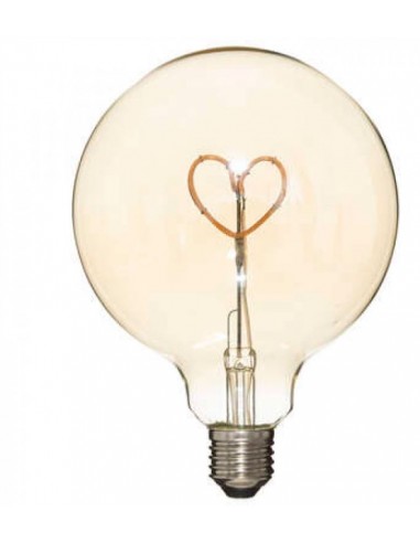 ILLUMINAZIONE: vendita online LAMPADINA LED 181956 CON CUORE AMBRA in offerta