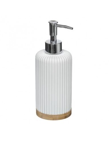 DISPENSER E PORTASAPONE: vendita online DISPENSER SAPONE LEGNO/BIANCO174540A in offerta