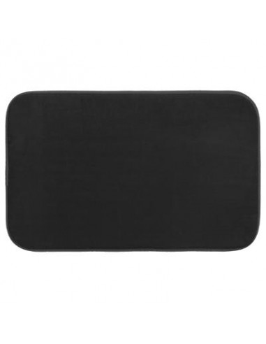 TAPPETI BAGNO: vendita online TAPPETO BAGNO NERO IN MEMORY FOAM 50 X 80 CM in offerta