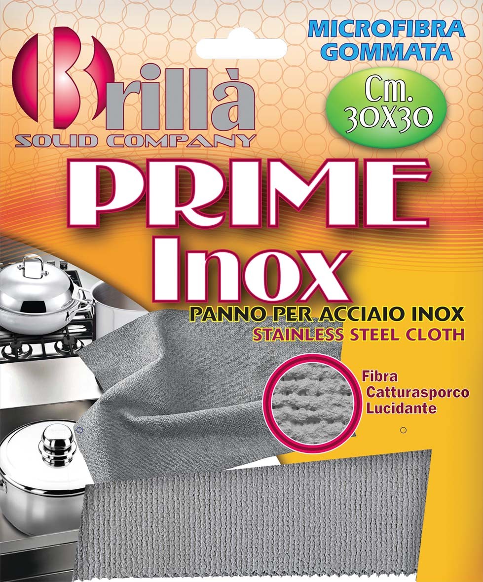 PANNO PRIME INOX 30X30 CM LA BRIANTINA su Shop in Casa