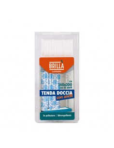 ACCESSORI VASCA E DOCCIA: vendita online TENDA DOCCIA EC 1666A 240X200 in offerta