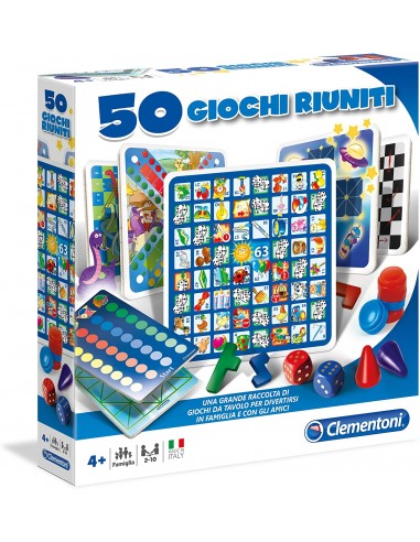 GIOCHI DI SOCIETA'E PUZZLE: vendita online GIOCO 12941 50 GIOCHI RIUNITI in offerta