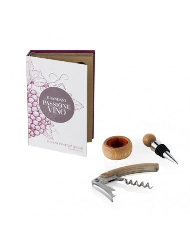 ACCESSORI: vendita online 54944 SET PASS VINO L/ZIN ALLOY in offerta