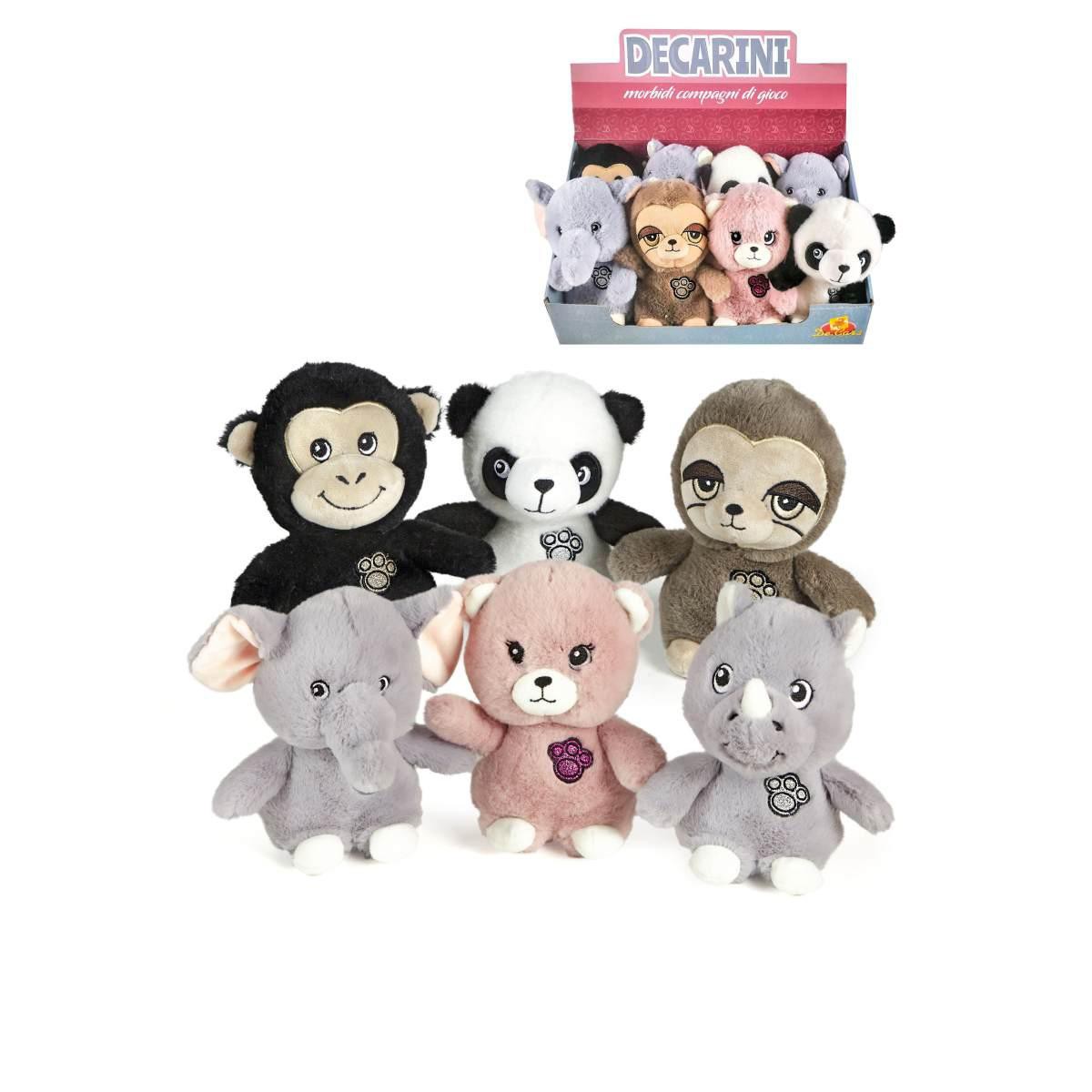 PELUCHE 27872 ANIMALI 18CM ASSORTITI su Shop in Casa